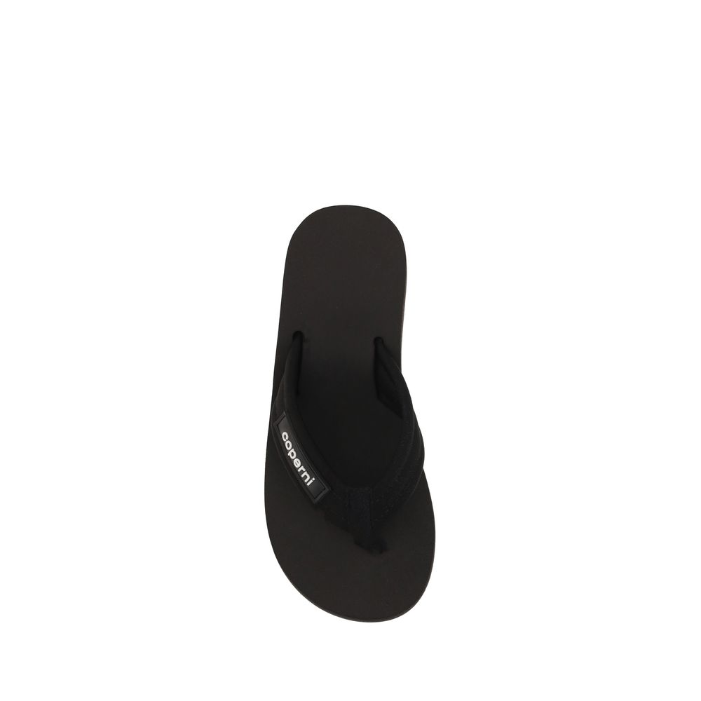 Coperni Black Polyester Platform Sandals1728,72470364320,Black,Coperni,EU36/US6,EU38/US8,EU39/US9,New with tags,Platforms - Sandals - Shoes,Sandals - Shoes,Shoes,Women