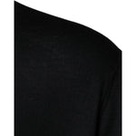 Dolce & Gabbana Black Cashmere Crew Neck Pullover Sweater TSH86927-58