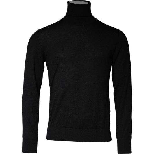 Dolce & Gabbana Black LongSleeve Turtleneck Pullover Sweater TSH86992-48