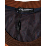 Dolce & Gabbana Brown Crystal Embellished Sleeveless Tank Top Dolce & Gabbana Dark Slate Gray