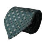 Dolce & Gabbana Green Silk Branded Logo Adjustable Men Tie KRA3306