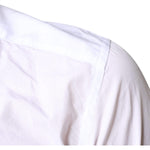 Dolce & Gabbana White Bib Cotton Poplin Formal Dress Shirt TSH6289-39