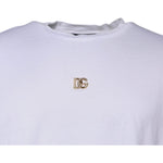 Dolce & Gabbana White DG Logo Crew Neck Short Sleeve T-shirt TSH87420-58