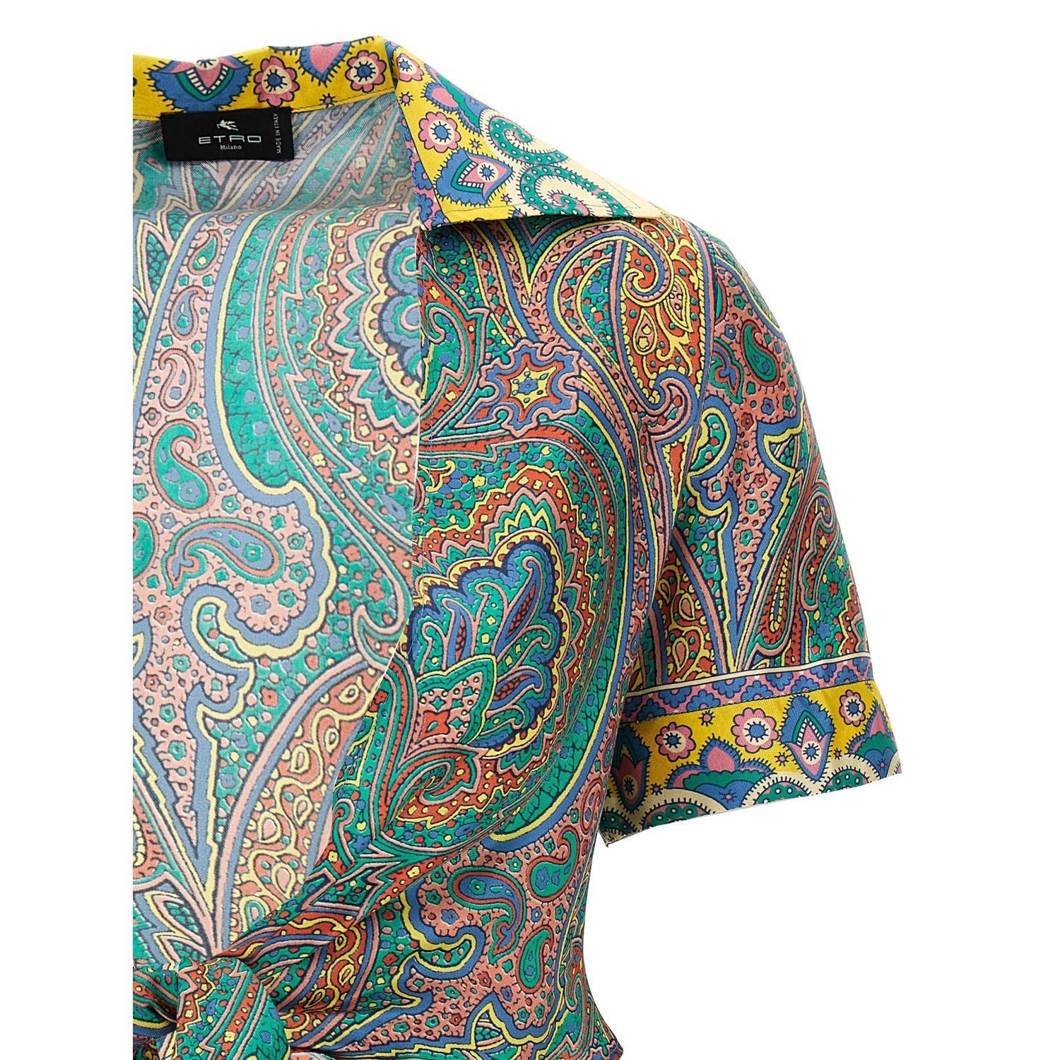 Etro Multicolor Silk Pattern Shirt