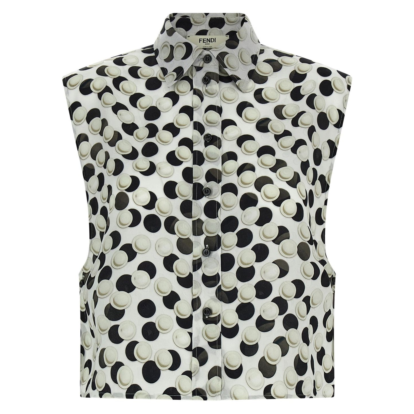 Fendi Multicolor Silk Pattern Shirt