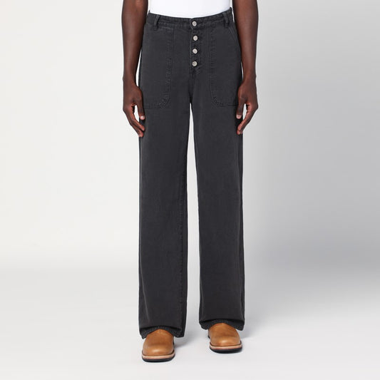 Basketcase Gallery Wide-leg Vintage Black denim pants