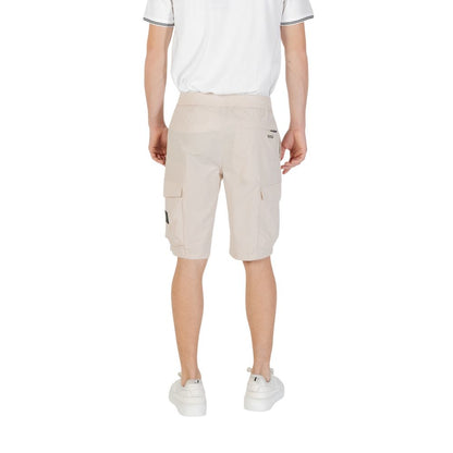 Hugo Boss Beige Polyester Bermuda Shorts