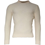 KANGRA Beige Wool Knit Long Sleeve Round Neck Pullover Sweater TSH87007-46