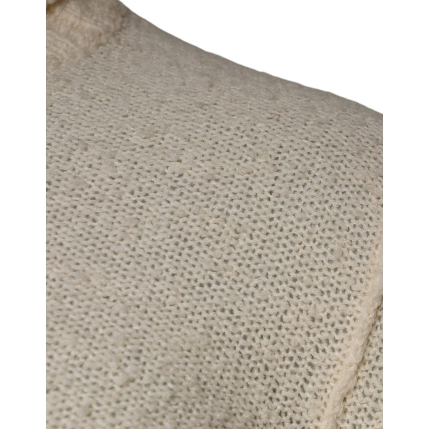 KANGRA Beige Wool Knit Long Sleeve Round Neck Pullover Sweater TSH87007-46