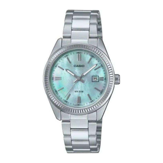 CASIO COLLECTION Mod. LADY DATE - AQUA GREEN WATCHES CASIO COLLECTION & VINTAGE Dark Gray