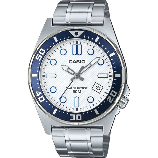 CASIO SPORT Mod. DIVER 50M - WHITE WATCHES CASIO COLLECTION & VINTAGE Light Gray
