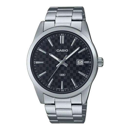 CASIO COLLECTION Mod. DATE CARBON LOOK DIAL - BLACK WATCHES CASIO COLLECTION & VINTAGE Light Gray