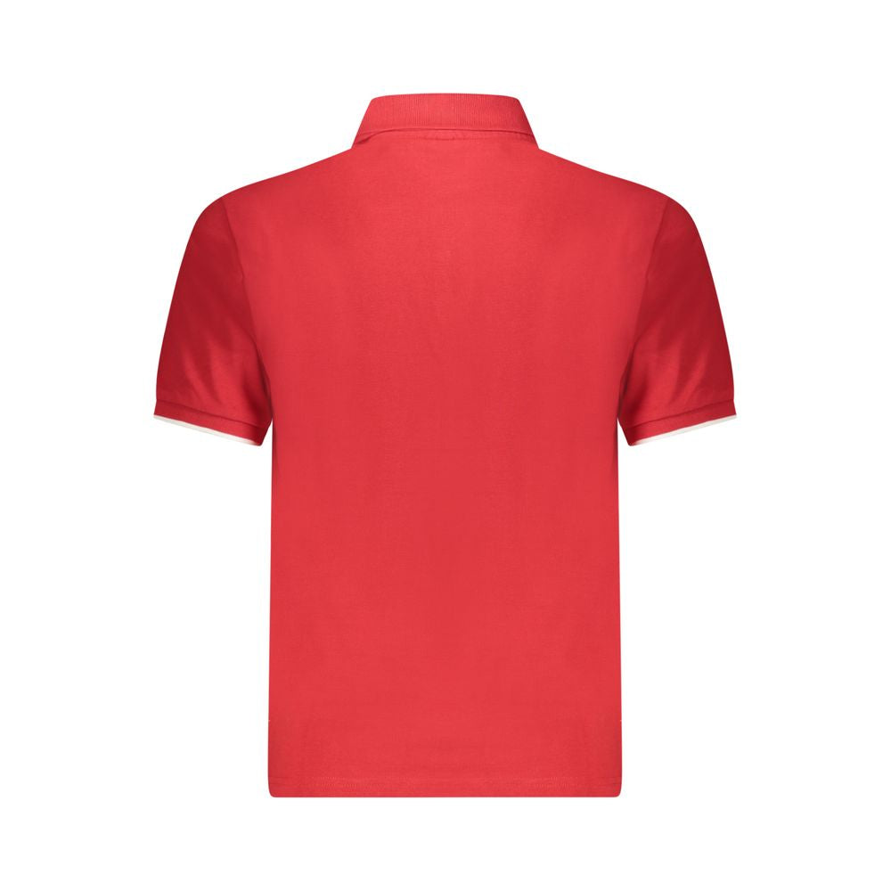 North Sails Red Cotton Men Polo