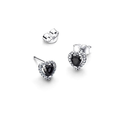PANDORA JEWELRY Mod. ELEVATED HEART STUD EARRINGS