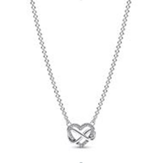 PANDORA Mod. SPARKLING INFINITY HEART COLLIER NECKLACE