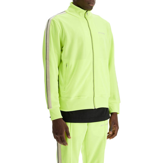 Palm Angels 'track sweatshirt with contrasting bands Topwear Palm Angels Pale Goldenrod