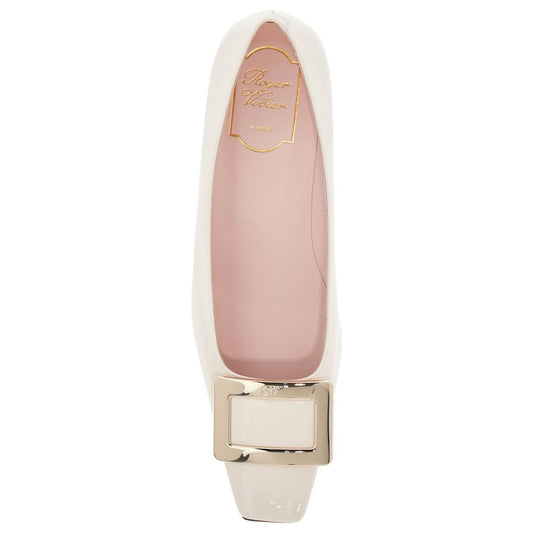 Roger Vivier beige calfskin d'orsay with wide heel belle vivier t. 45 Pumps Roger Vivier Gray