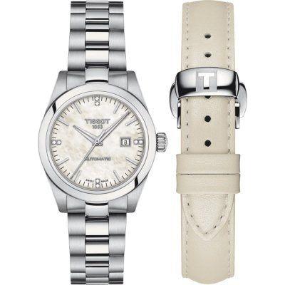TISSOT Mod. T-MY LADY AUTOMATIC W-DIAMONDS Special Pack + Extra Strap WATCHES TISSOT Light Gray