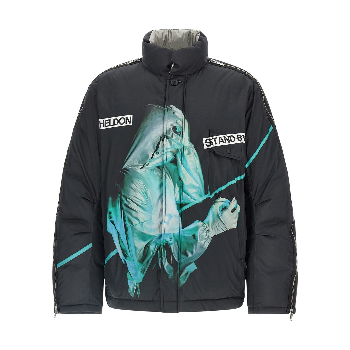 Undercover Black Polyester Shell Jacket