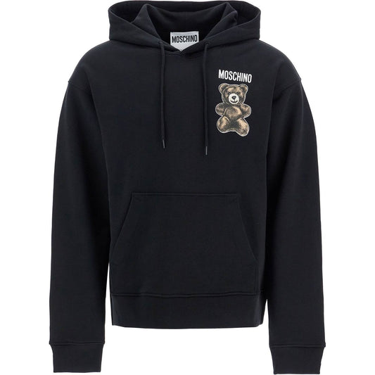 moschino teddy bear hooded sweat Topwear Moschino Black