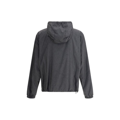 Versace Black Polyester Shell Jacket 1728,72470364320,Black,Clothing,IT48 | M,IT52 | XL,Jackets & Coats - Clothing,Men,New with tags,Shell Jackets - Jackets & Coats - Clothing,Versace