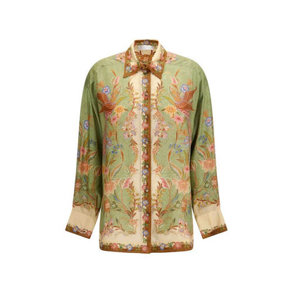 Zimmermann Multicolor Silk Pattern Shirt