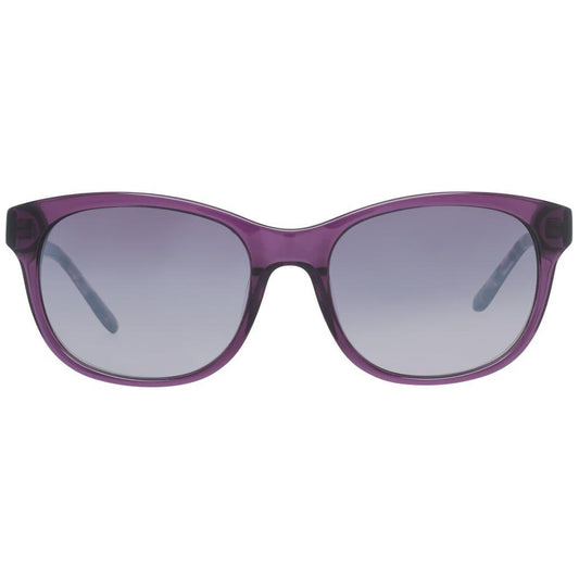 Harley-Davidson women sunglasses in purple with gradient grey lenses, butterfly style, full-rim, 100% UVA & UVB protection.