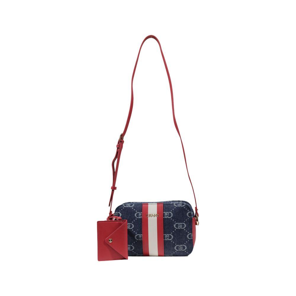 Front view with bag zipped and handles upright.