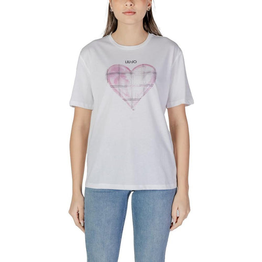 Liu Jo White Cotton Tops & T-Shirt