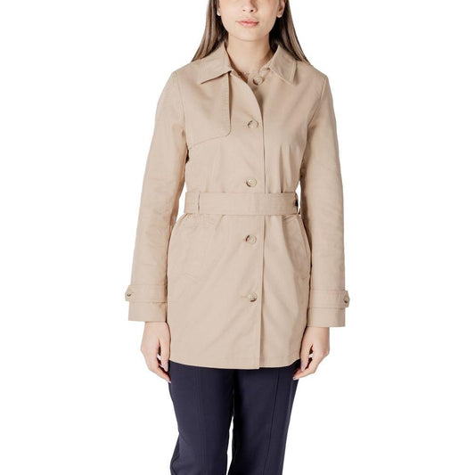 Street One Beige Cotton Jackets & Coat