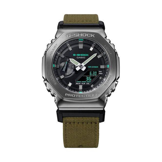 CASIO G-SHOCK Mod. OAK  METAL COVERED - UTILITY SERIE KHAKI GREEN WATCHES CASIO G-SHOCK Dark Slate Gray
