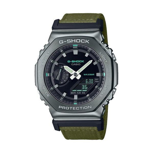 CASIO G-SHOCK Mod. OAK  METAL COVERED - UTILITY SERIE KHAKI GREEN WATCHES CASIO G-SHOCK Dark Slate Gray