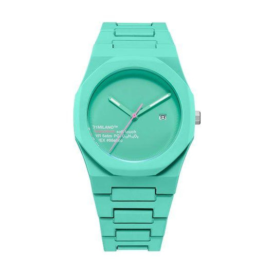 D1 MILANO Mod. POLYCARBON HOT AQUA WATCHES D1 MILANO Medium Aquamarine