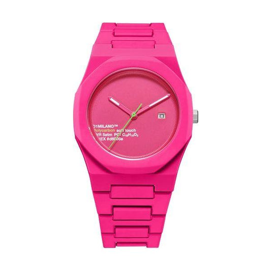 D1 MILANO Mod. POLYCARBON HOT PINK WATCHES D1 MILANO Violet Red