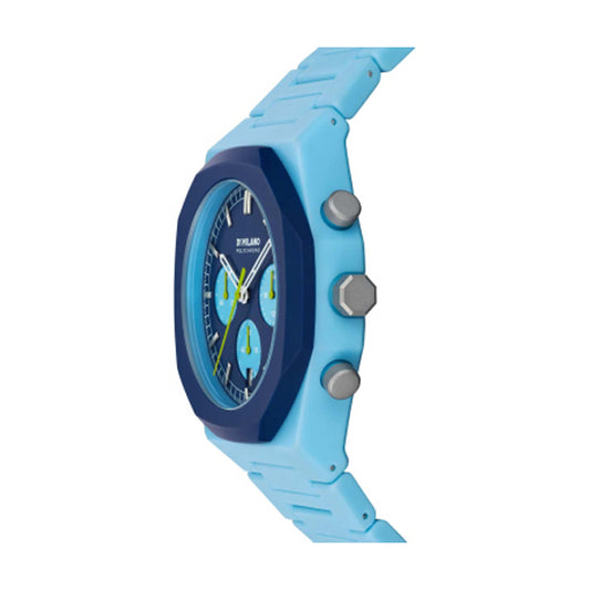 D1 MILANO Mod. POLYCHRONO BLUE BLAST WATCHES D1 MILANO Sky Blue