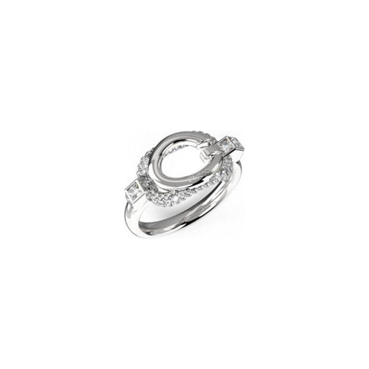 GUESS JEWELS JEWELRY Mod. JUBR04513JWRH56 DESIGNER FASHION JEWELLERY GUESS JEWELS Light Gray