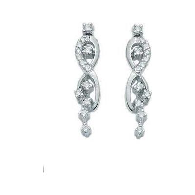 MILUNA Mod. ERD1085 DESIGNER FASHION JEWELLERY MILUNA Light Gray