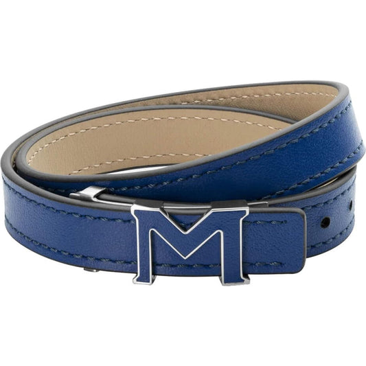 MONTBLANC LEATHER Mod. M LOGO FASHION ACCESSORIES MONTBLANC Dark Slate Gray