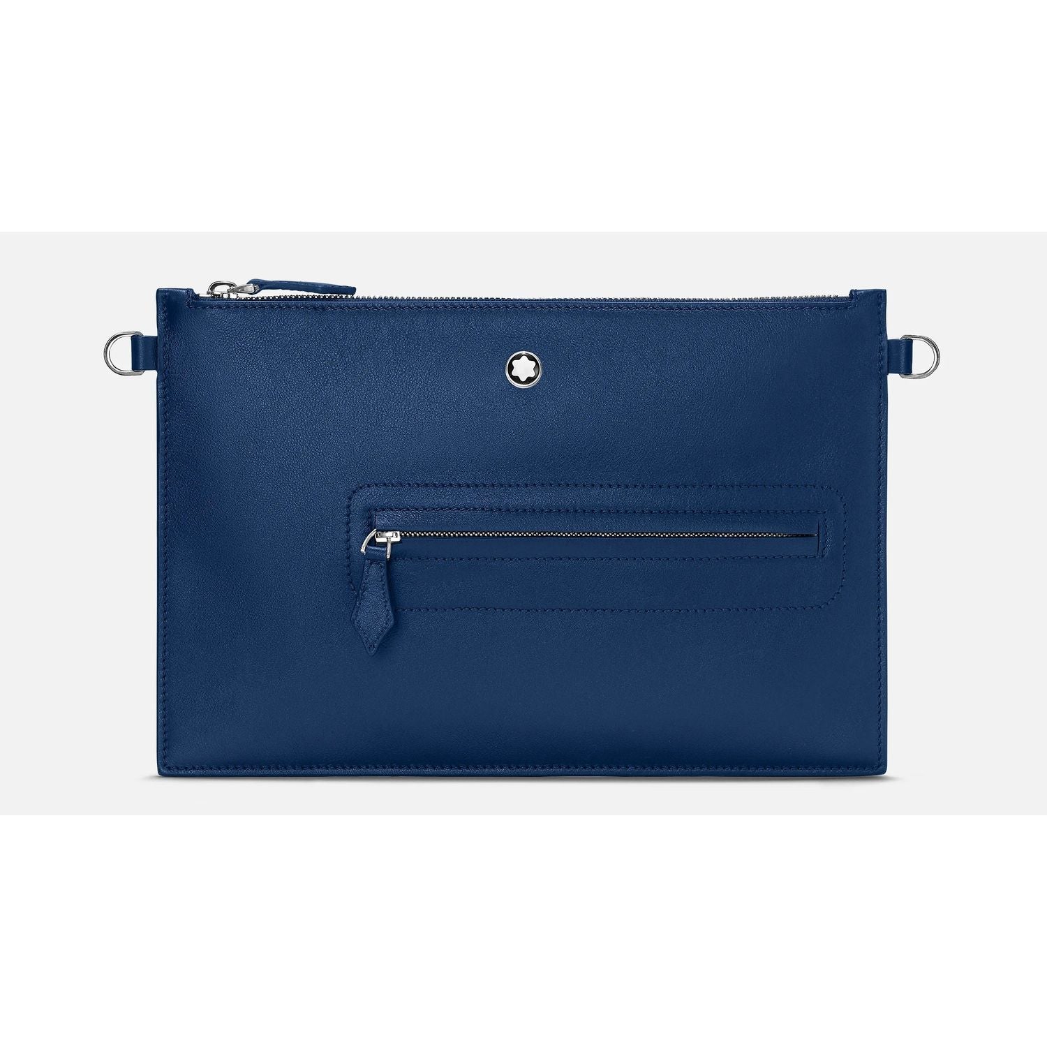 Front view with bag zipped and handles upright.