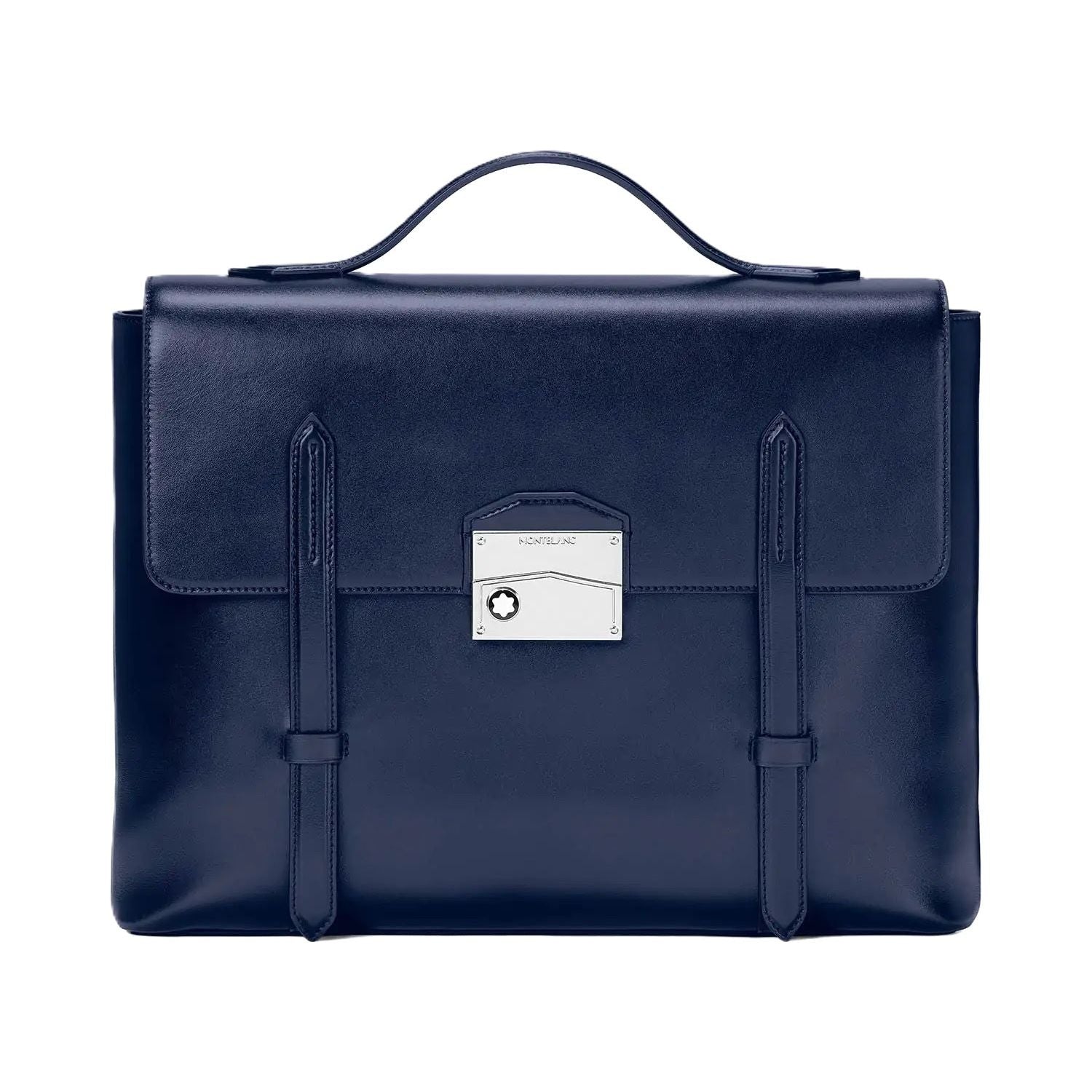 Front view with bag zipped and handles upright.