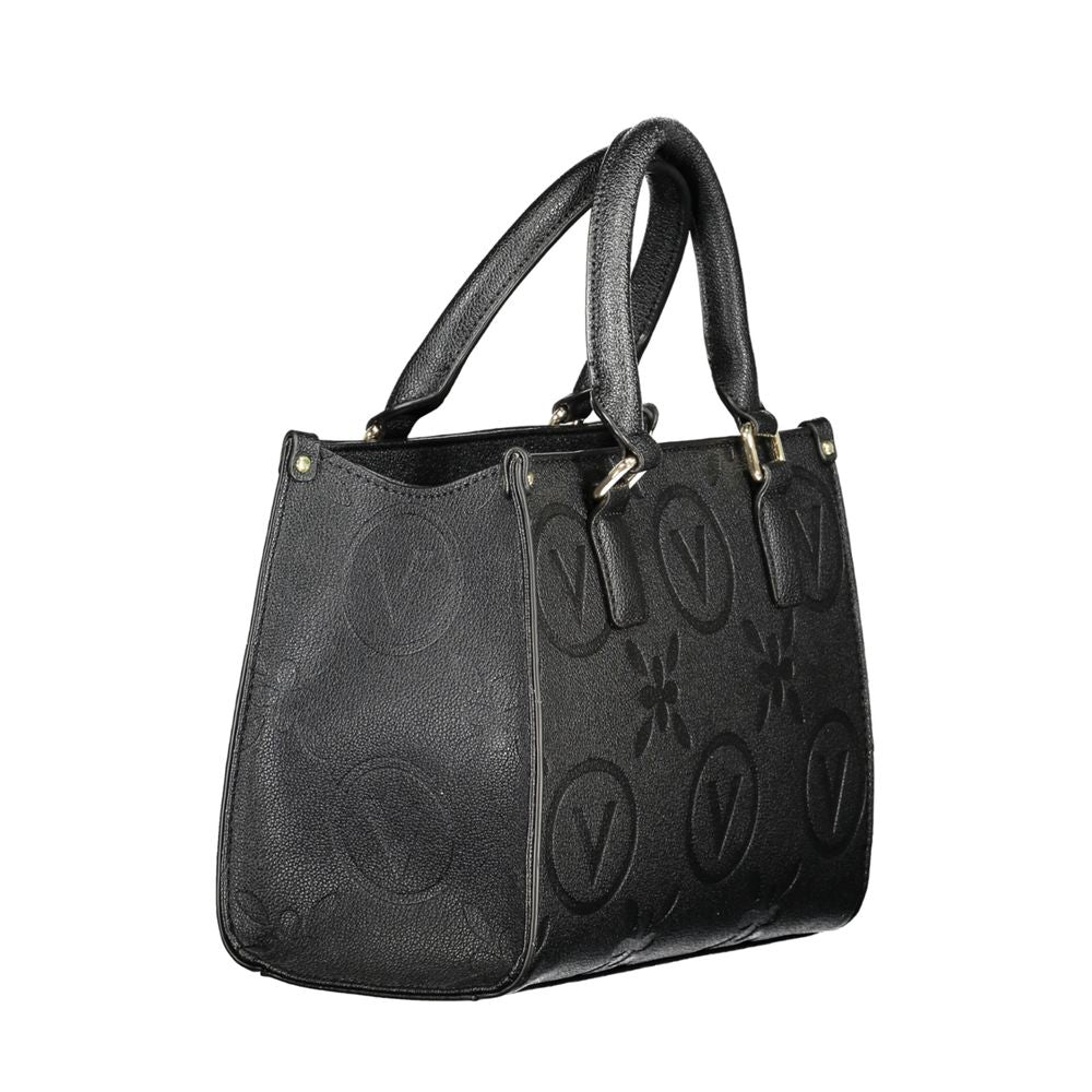 Front view with bag zipped and handles upright.