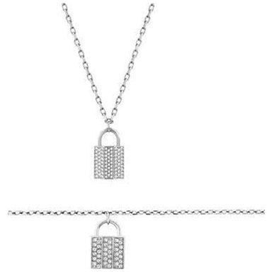 SWAROVSKI Mod. 5120621 Necklace SWAROVSKI JEWELS Light Gray