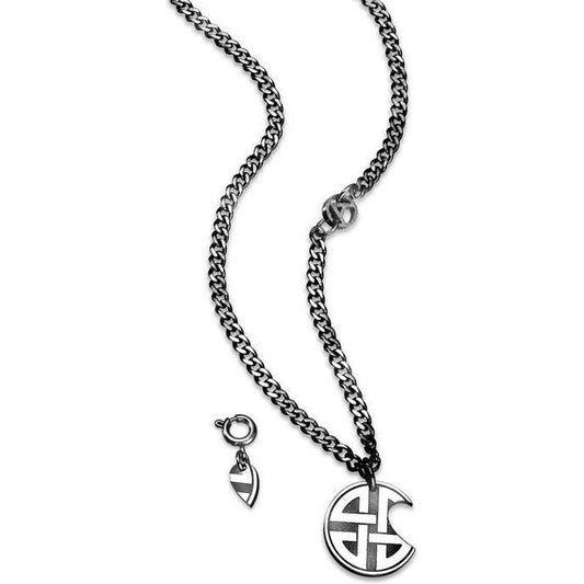AN JEWELS JEWELRY Mod. AV.NMGLB07A Necklace AN JEWELS Black