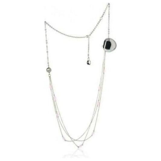 BREIL JEWELS BLOOM Collection Mod. CUORE - Agata / Pink Agathe 35cm DESIGNER FASHION JEWELLERY BREIL GIOIELLI Beige