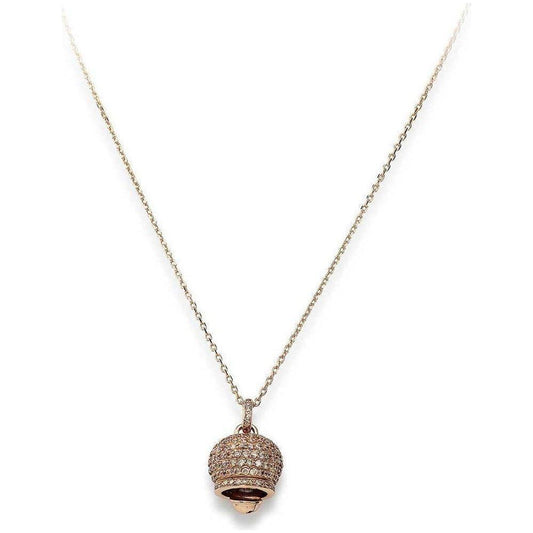 AMEN Mod. CAMPANELLA ARGENTO ROSE GOLD DESIGNER FASHION JEWELLERY AMEN White Smoke