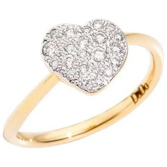 DODO Mod. DAC0014HEARSDB0OG5 with diamonds Ring DODO Antique White
