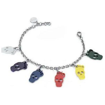 MISS SIXTY JEWELS Mod. COLORFULL SKULLS Bracelet MISS SIXTY JEWELS Light Gray